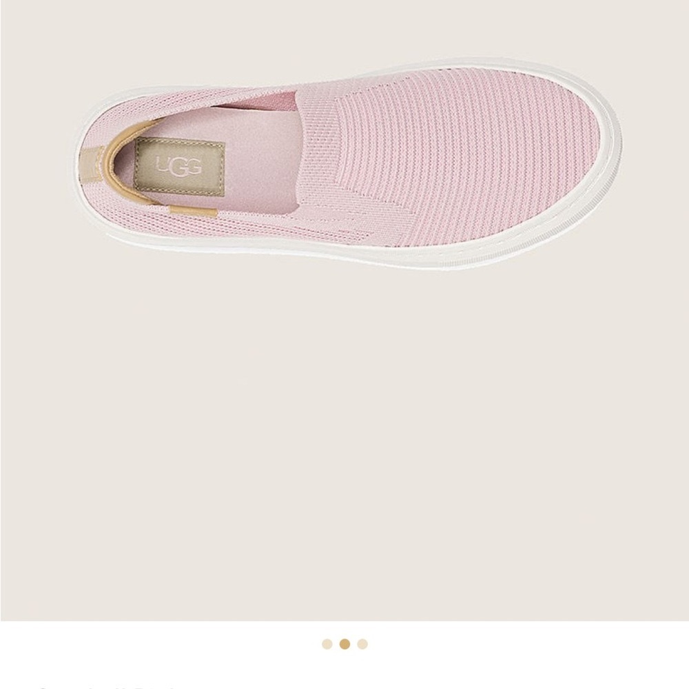 UGG Pink Slip-On Sneakers